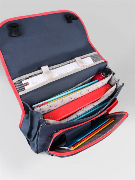 cartable 3 compartiments cameleon - MEGABAGS