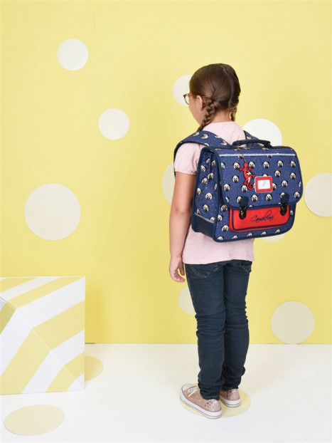 cartable 2 compartiments 35cm cameleon - MEGABAGS