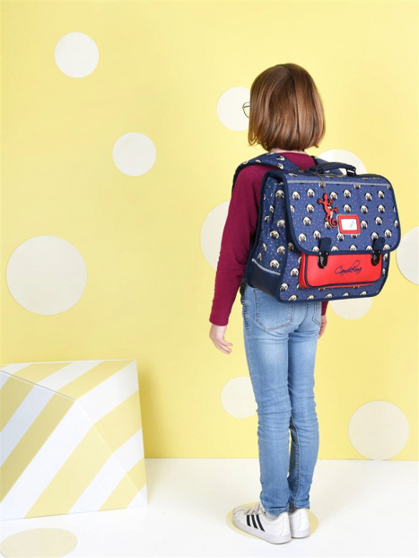 cartable 2 compartiments 38cm cameleon - MEGABAGS