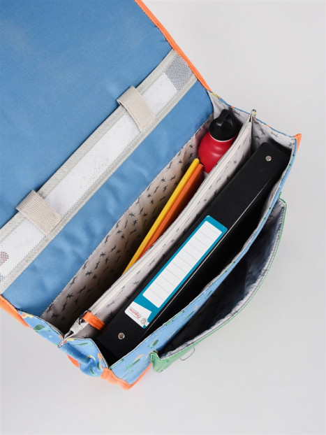 cartable 2 compartiments 38cm cameleon - MEGABAGS