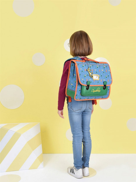 cartable 2 compartiments 38cm cameleon - MEGABAGS