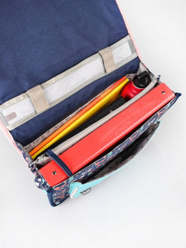 cartable 2 compartiments 38cm cameleon - MEGABAGS 2