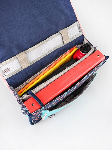 cartable 2 compartiments 38cm cameleon - MEGABAGS