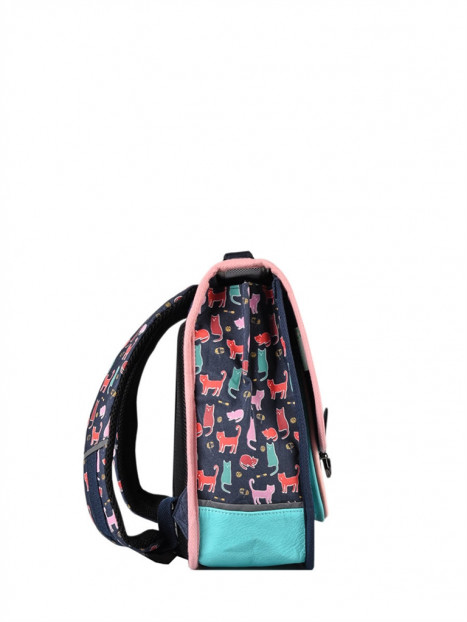 cartable 2 compartiments 38cm cameleon - MEGABAGS