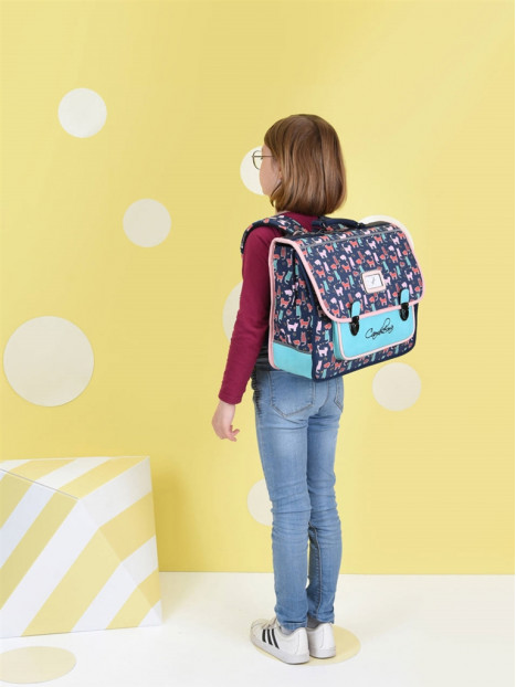 cartable 2 compartiments 38cm cameleon - MEGABAGS