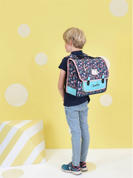 cartable 2 compartiments 38cm cameleon - MEGABAGS