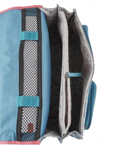 cartable 2 compartiments 38 cm cameleon - MEGABAGS