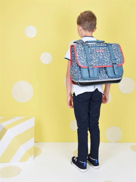 cartable 3 compartiments 41cm cameleon - MEGABAGS