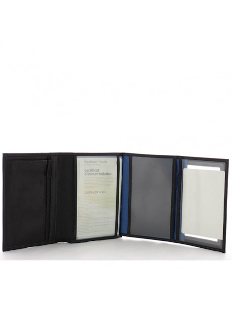 portefeuille identite zip 3 volets arthur & aston - MEGABAGS