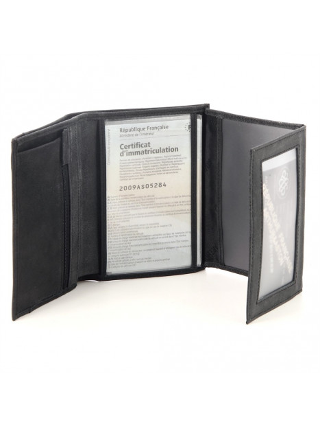 portefeuille identite zip 3 volets arthur & aston - MEGABAGS
