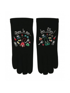 gants dame extensible quand les poules auront des gants - MEGABAGS