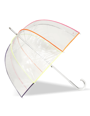 parapluie droit transparent