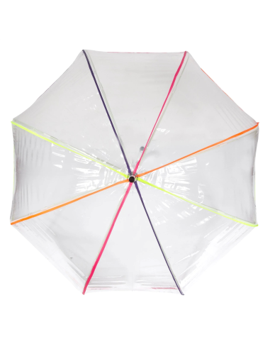 parapluie droit transparent