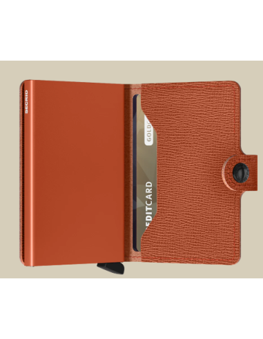 etui cb + billet fermeture pression