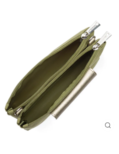 sac porté travers double zip