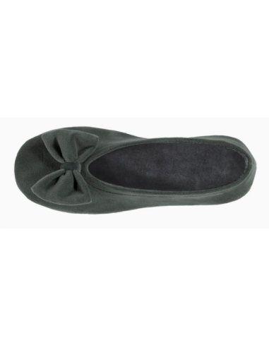 ballerine velours grand noeud semelle...