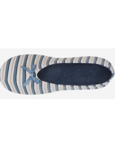 ballerine velours grand noeud semelle...