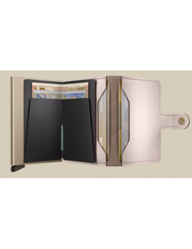 etui cb + billet fermeture pression