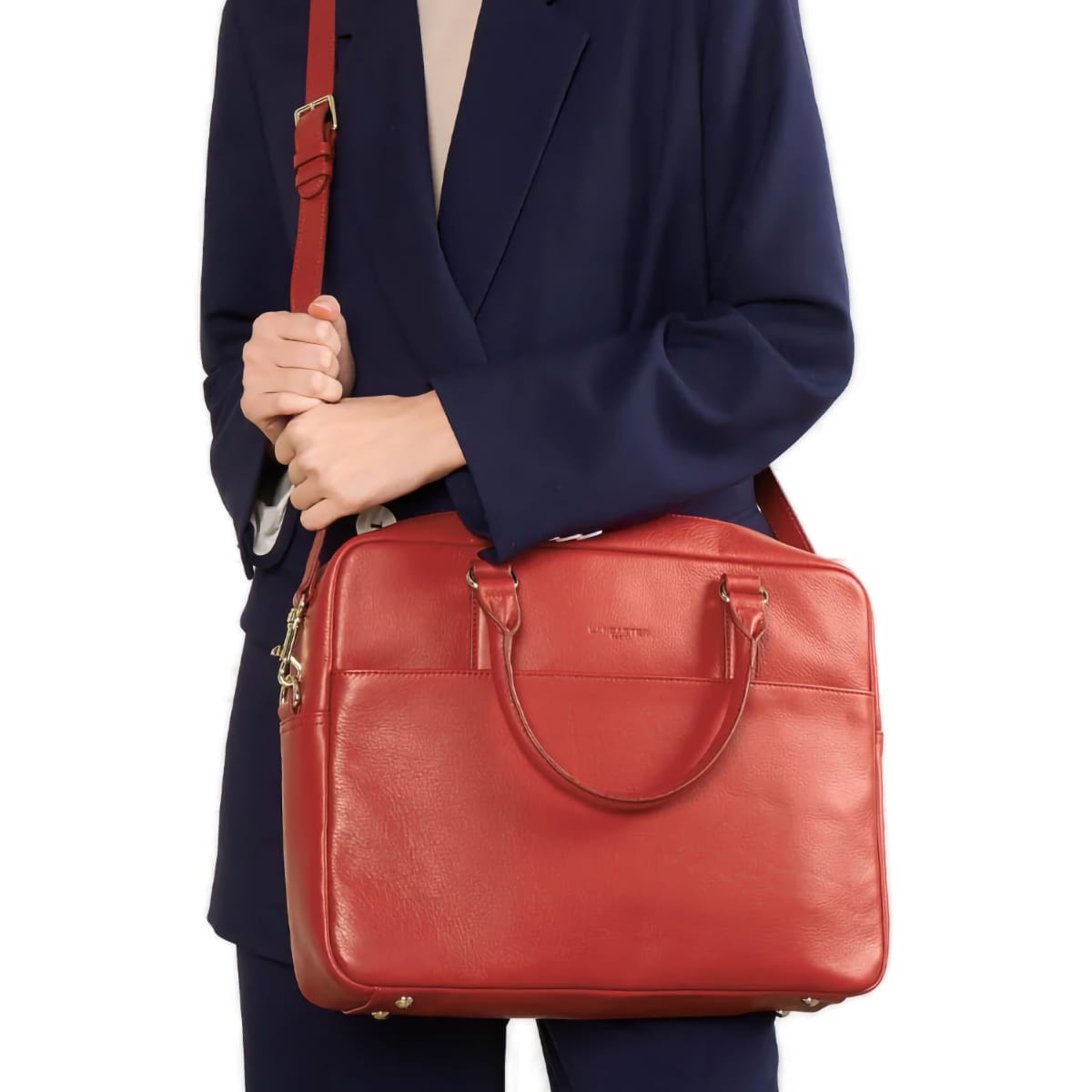 Porte-documents Mademoiselle Business Lancaster rouge