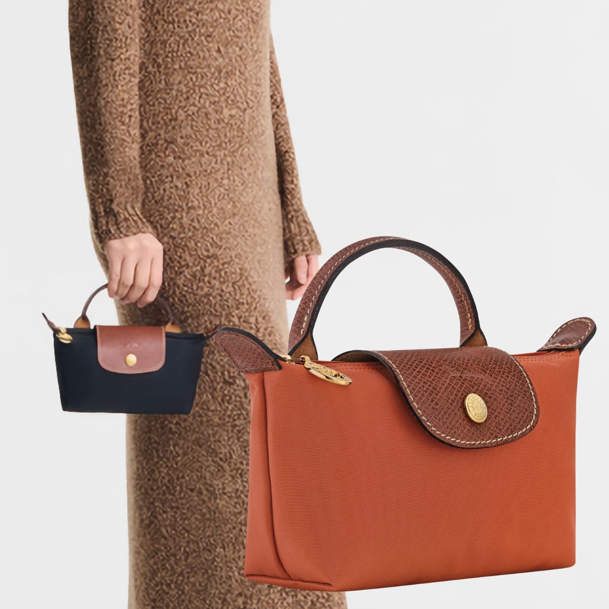 Trousse cosmétiques avec poignée Le Pliage Original Longchamp